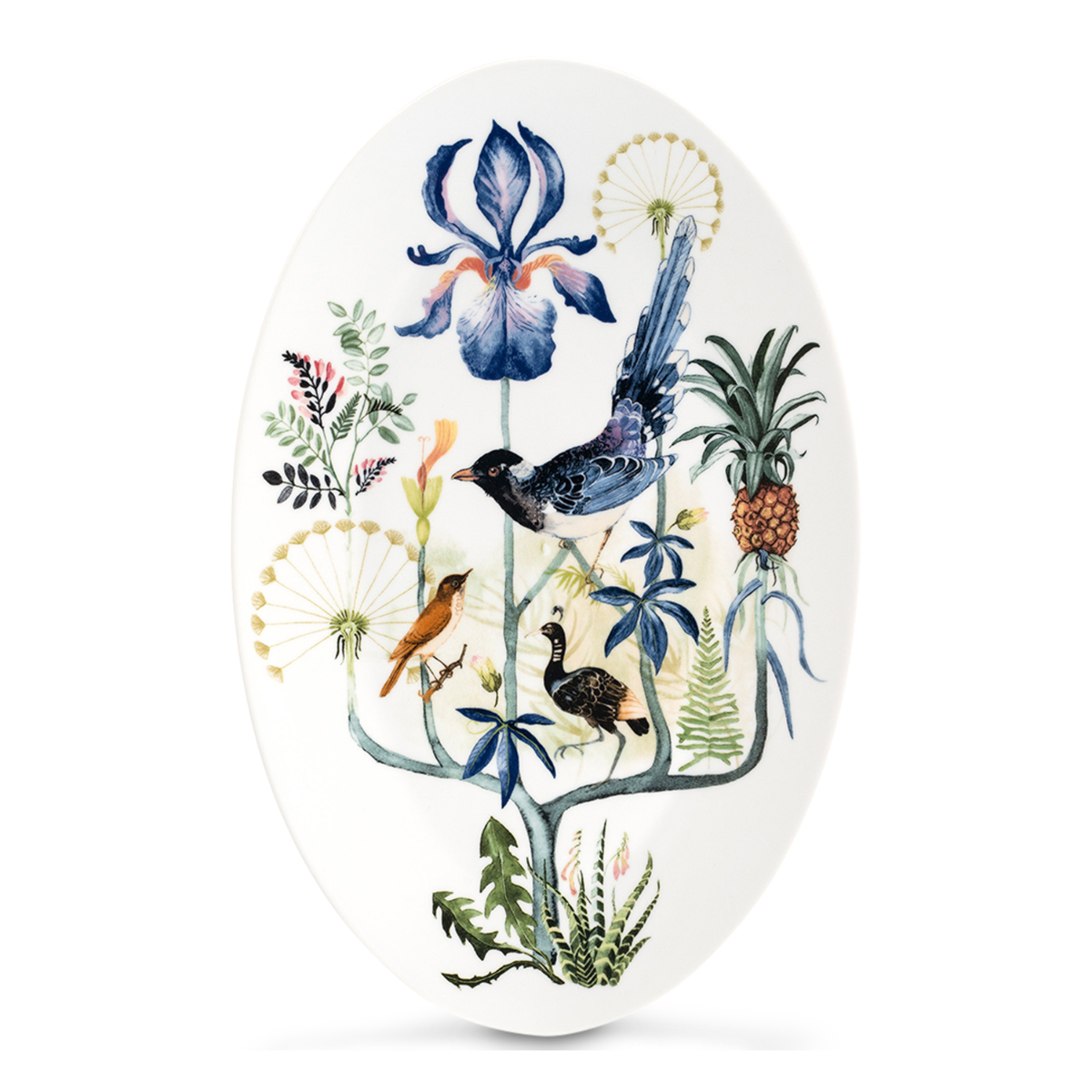 Florytale fat ovalt 38 cm Flerfarget