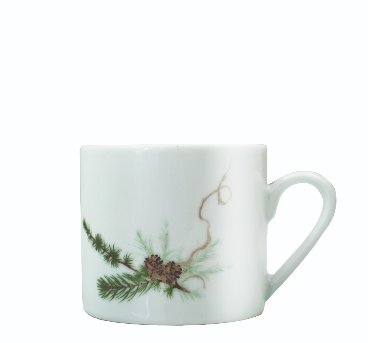 Nostalgi - Kaffekopp 20 cl Hvit, grønn