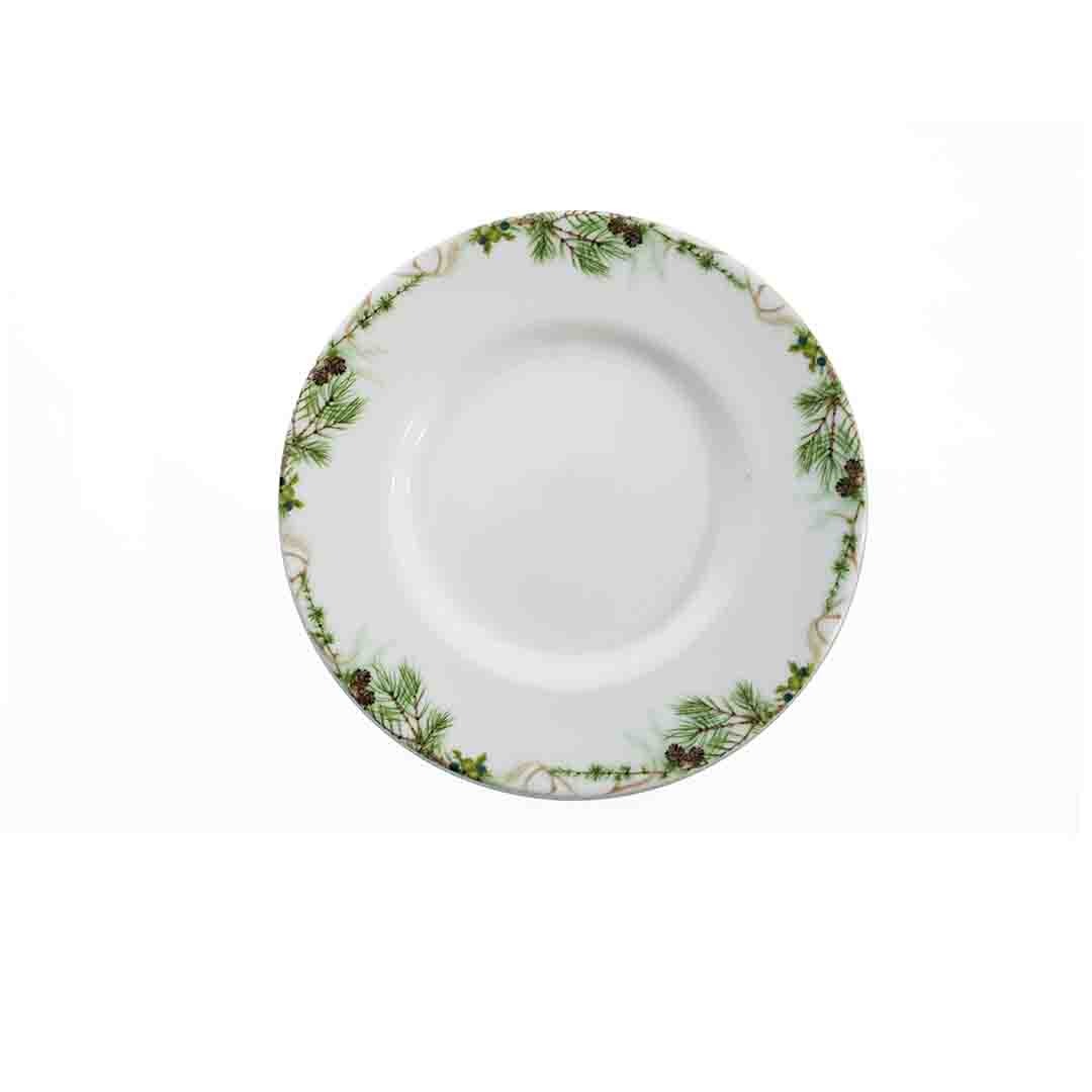 Nostalgi - kaffeskål 14,5 cm 20 cl Hvit, grønn