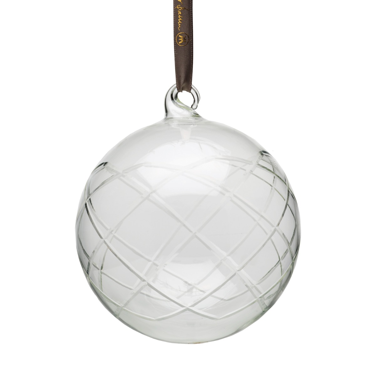 Lux dekorkule klar 12 cm 