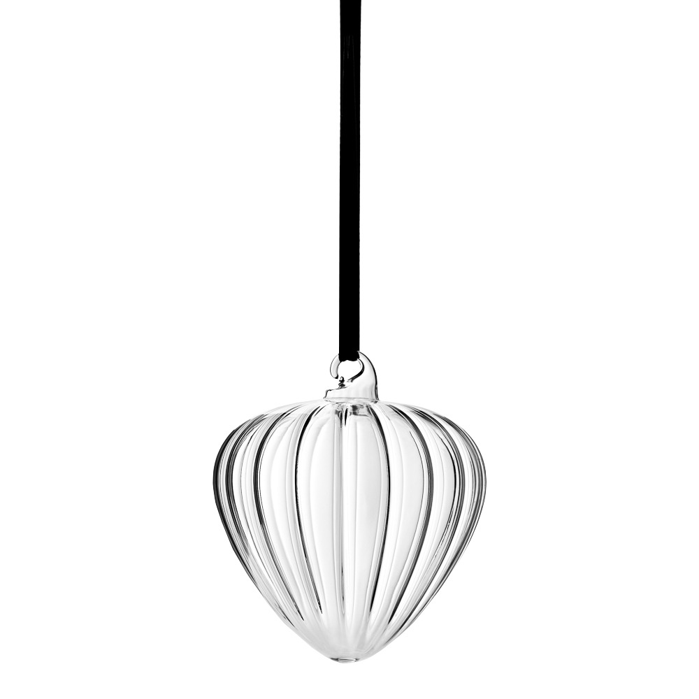 Hazel dekorkule klar m/sort silkebånd