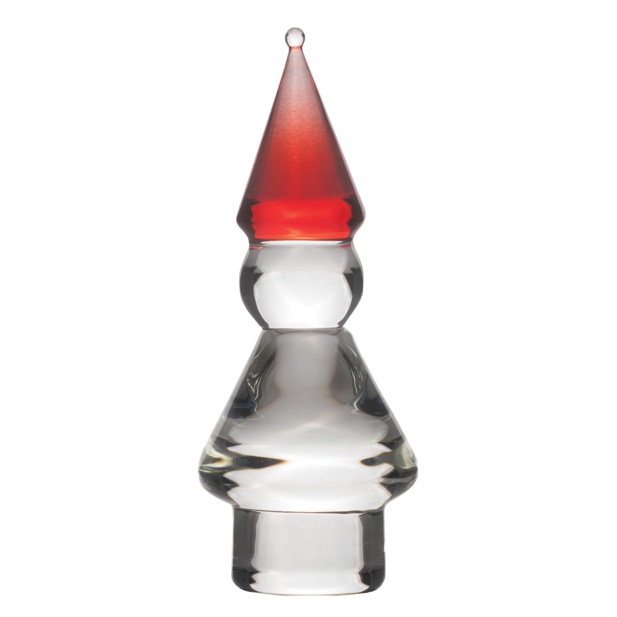 Husnisse m/rød lue 13,6 cm klar 