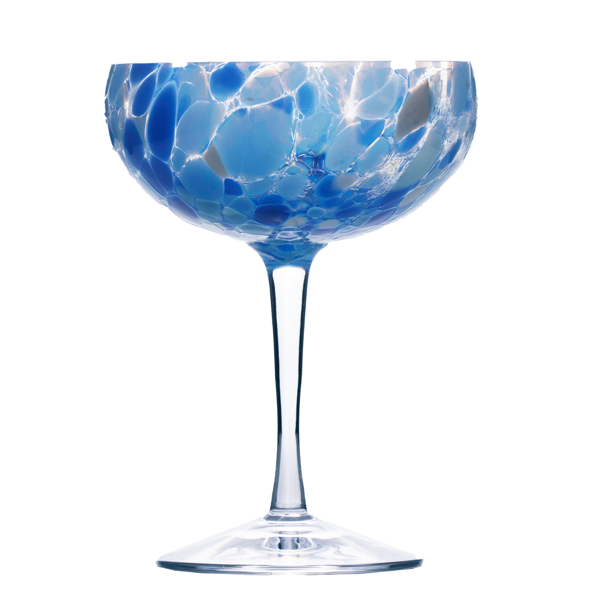 Swirl - Champagneglass blå - 22 cl