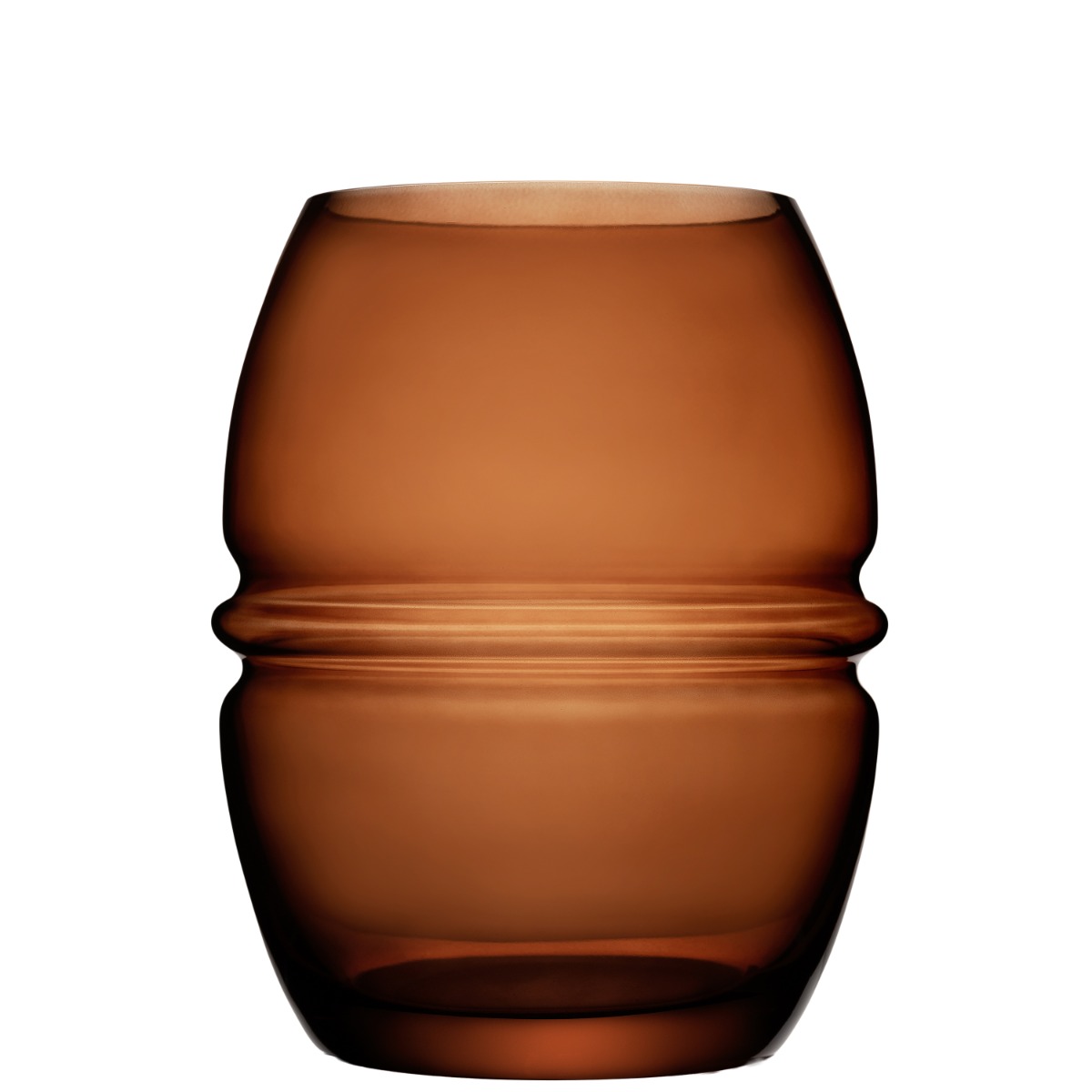 The Barrel vase/lykt brun