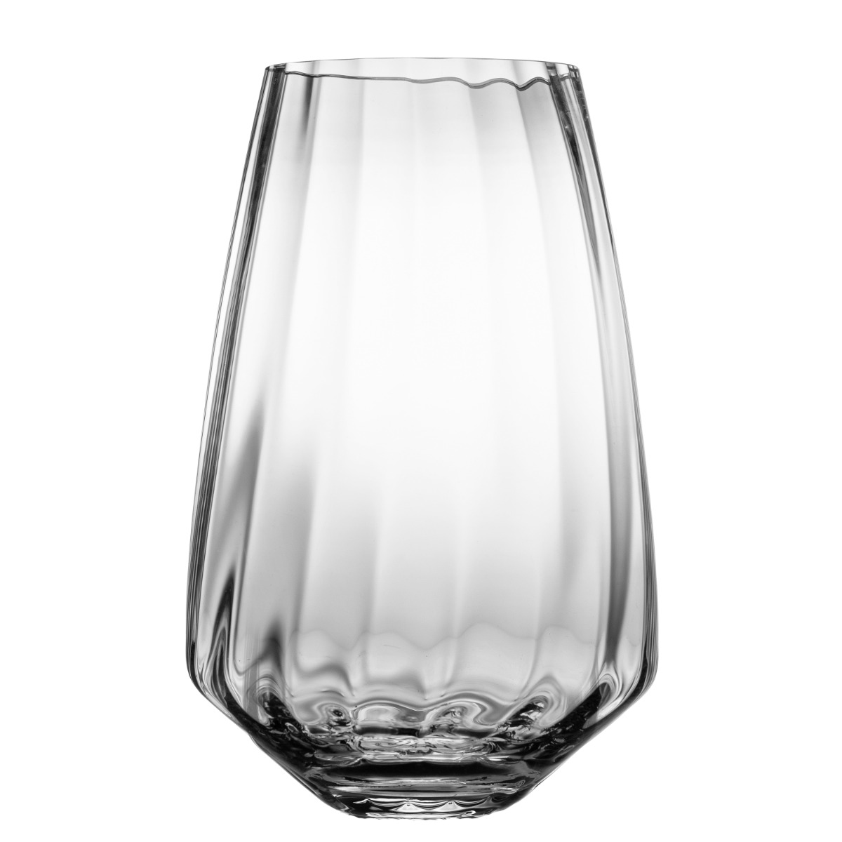Optique  vase klar stor