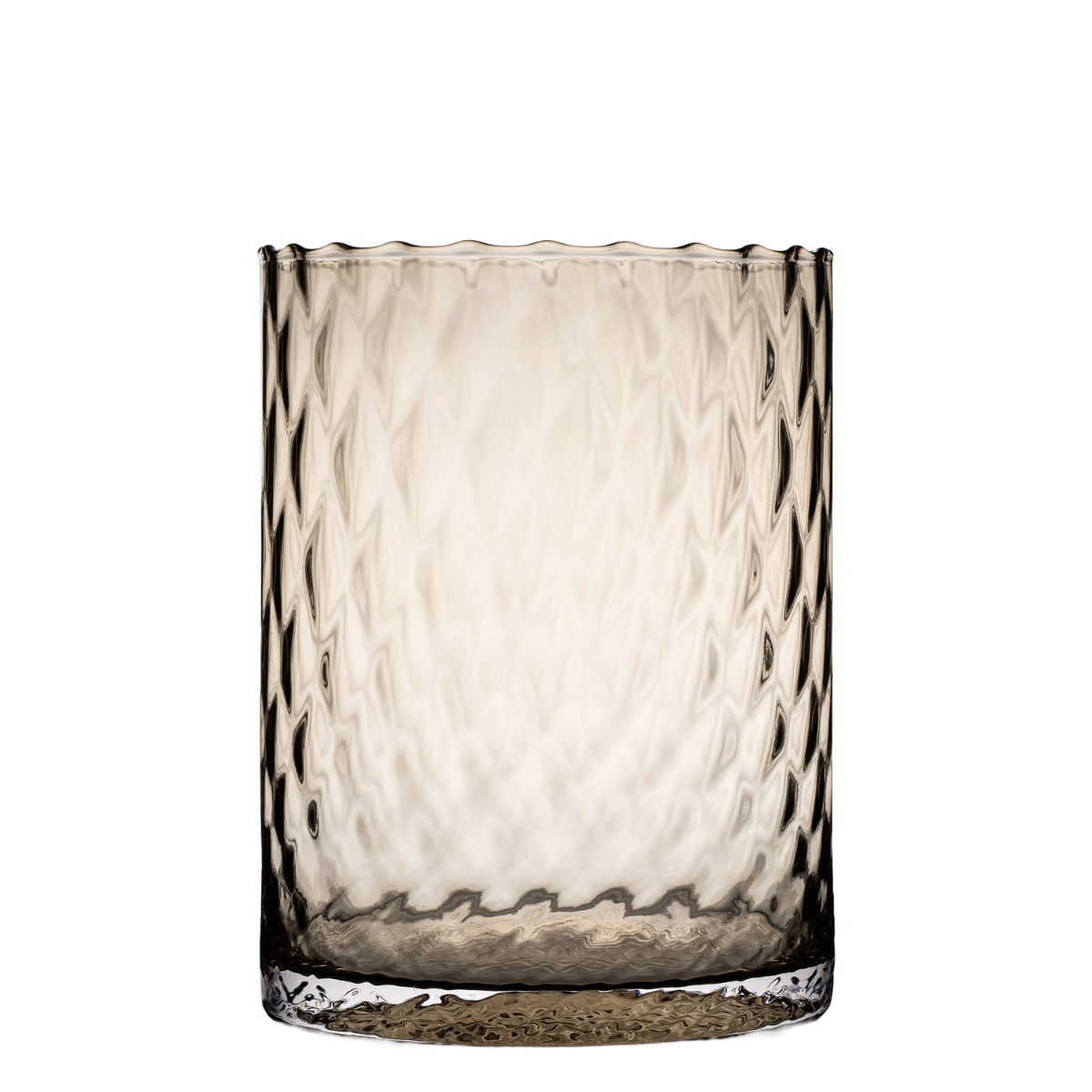 Harlekin lykt/vase medium vid lys topaz