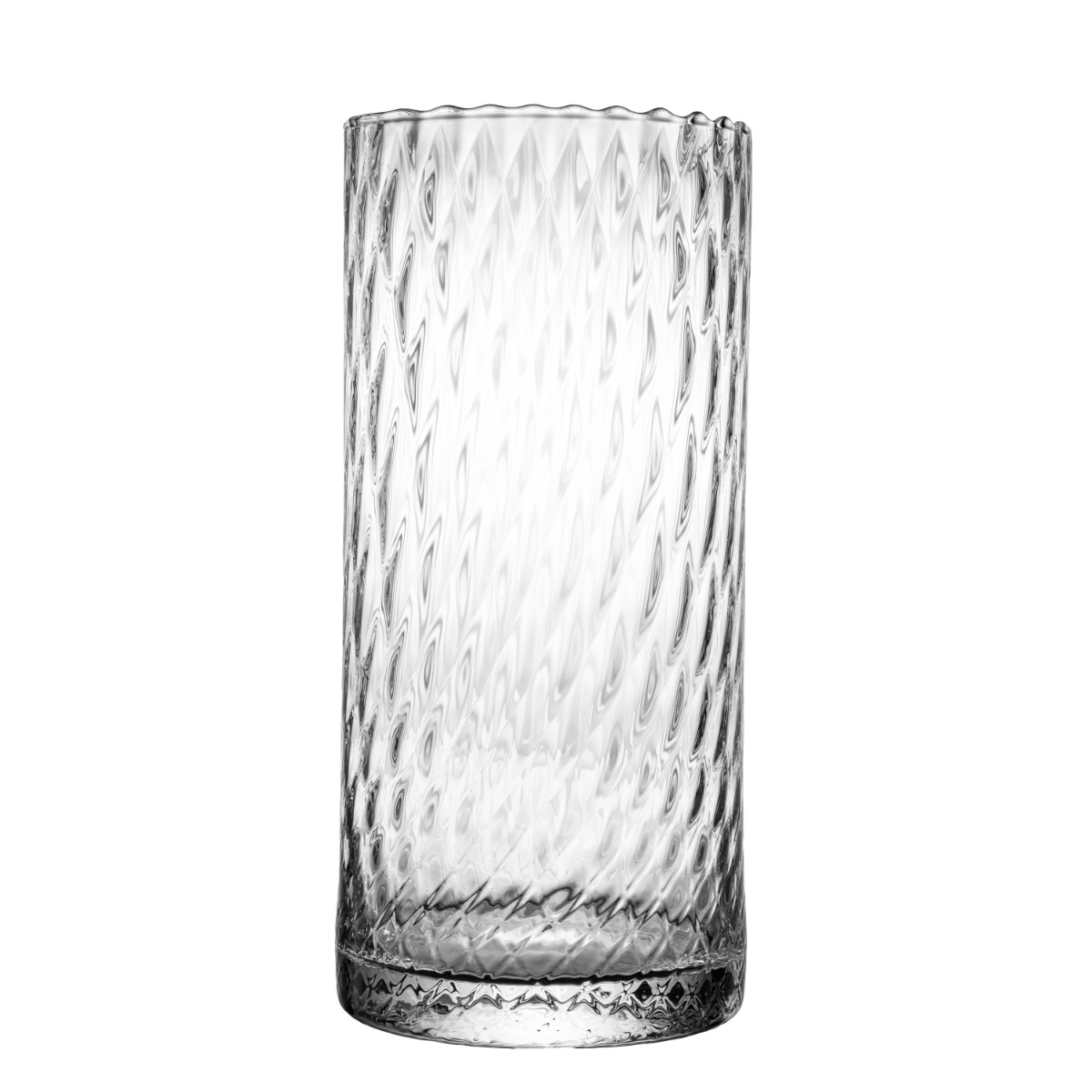 Harlekin vase smal høy klar