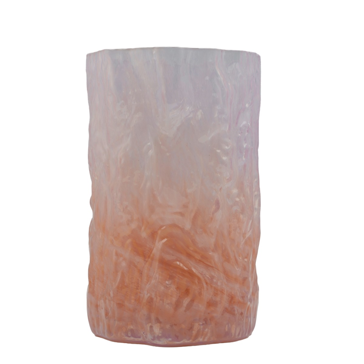 Bark Vase høy rosa 19 cm