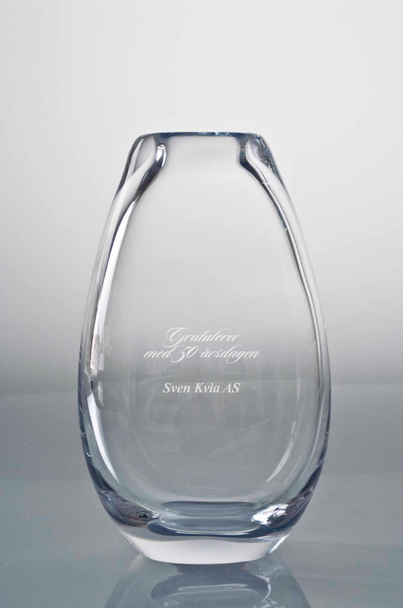 Vase Bukett 21 cm Klar