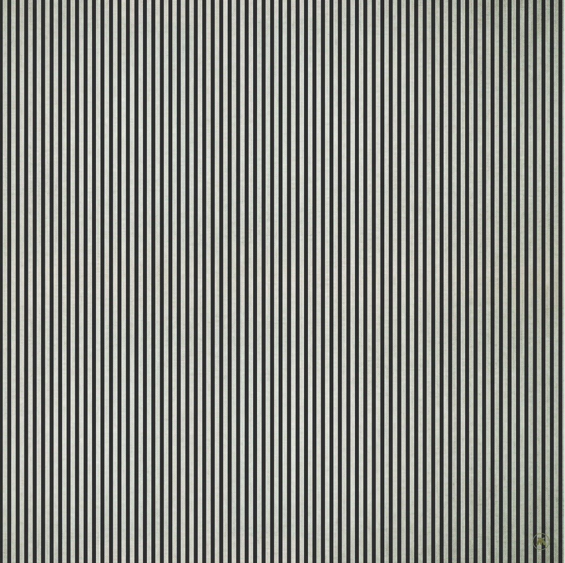 Lin Lunch Striper beige/koks - Servietter 20 stk Print av stripete lintekstil 