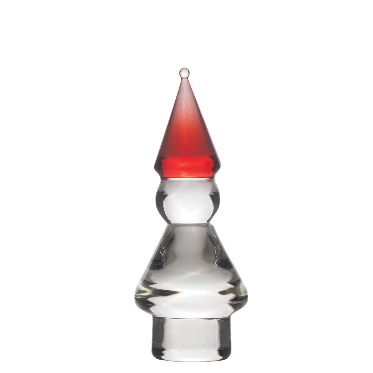 Husnisse m/rød lue 13,6 cm klar