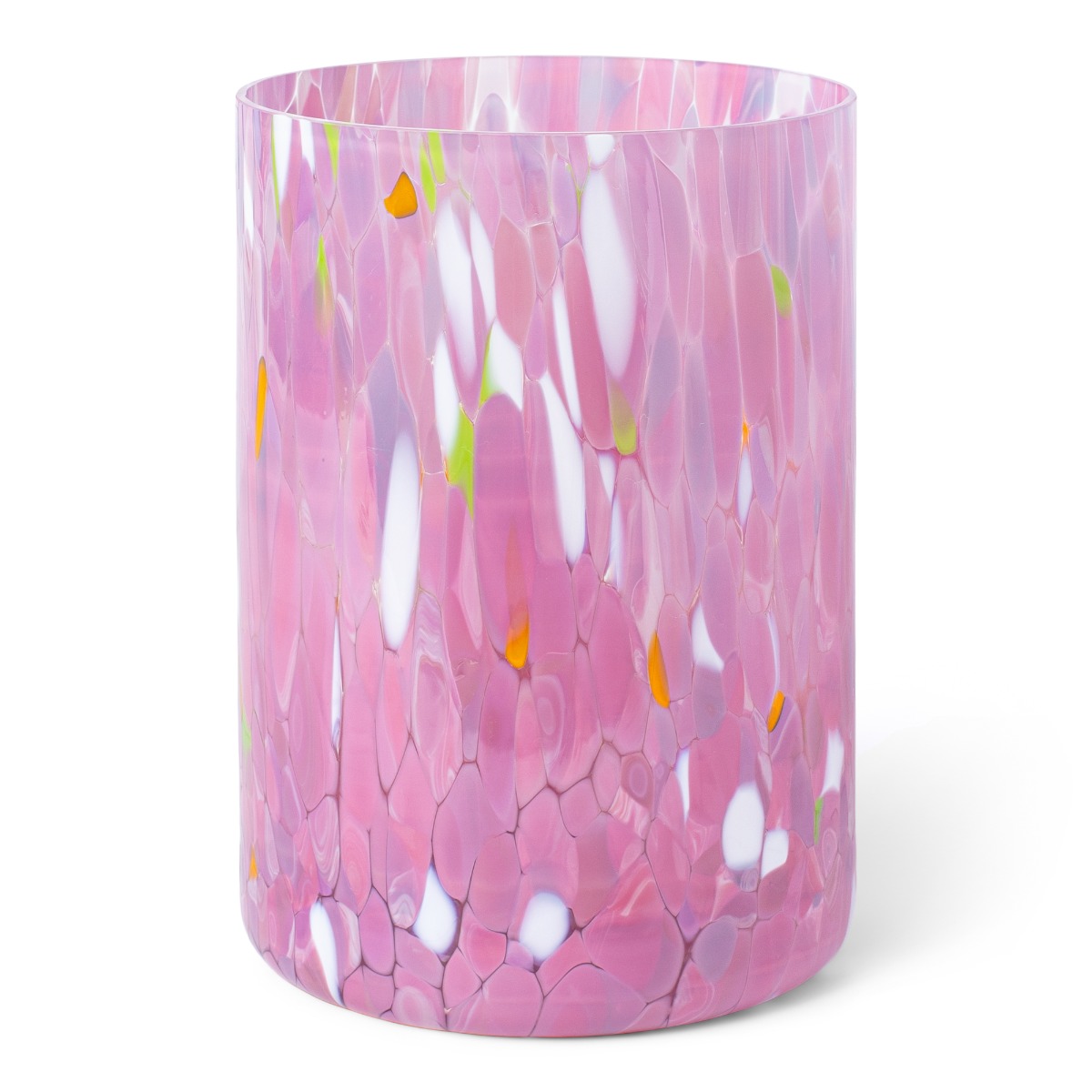 Swirl lykt/vase rosa