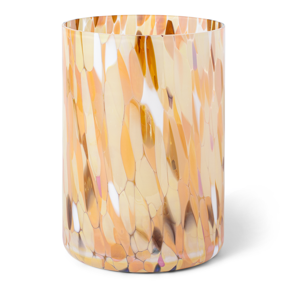 Swirl lykt/vase brun